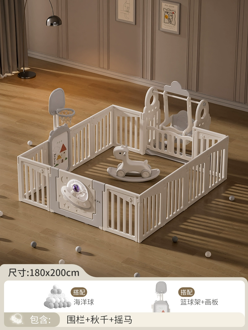 Children's fence for crawling, game mat