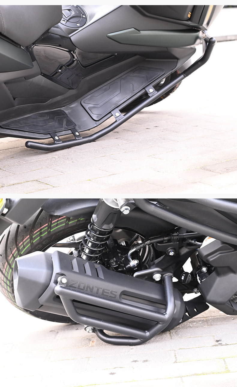 Suitable for Shengshi 150X Bumper Exhaust Bar Anti-Collision Anti-Fall Protection Bar Full Surround Front and Rear Guard Bar Modification Accessories