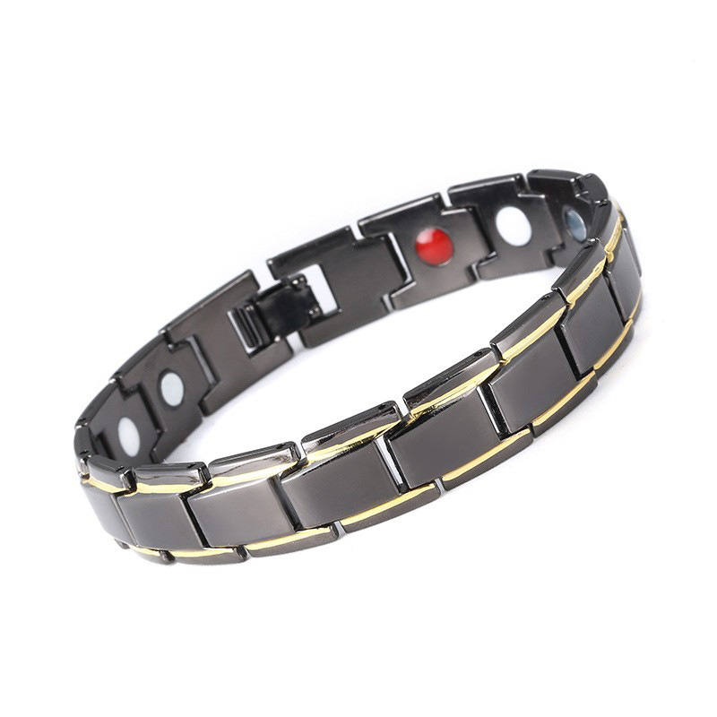 YUNJIN Amazon transfronteriza explosión pulsera imán desmontable Europa y América pulsera de aleación de pareja de hombres al por mayor