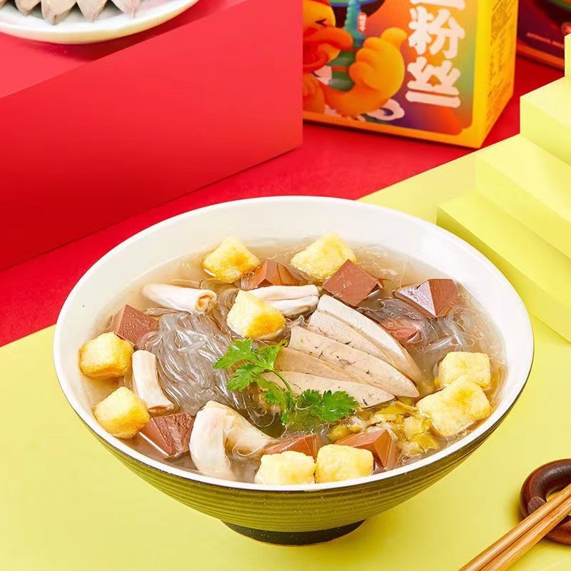回味赞鸭血粉丝汤方便速食粉丝正宗南京特产老鸭粉汤夜宵早餐米线