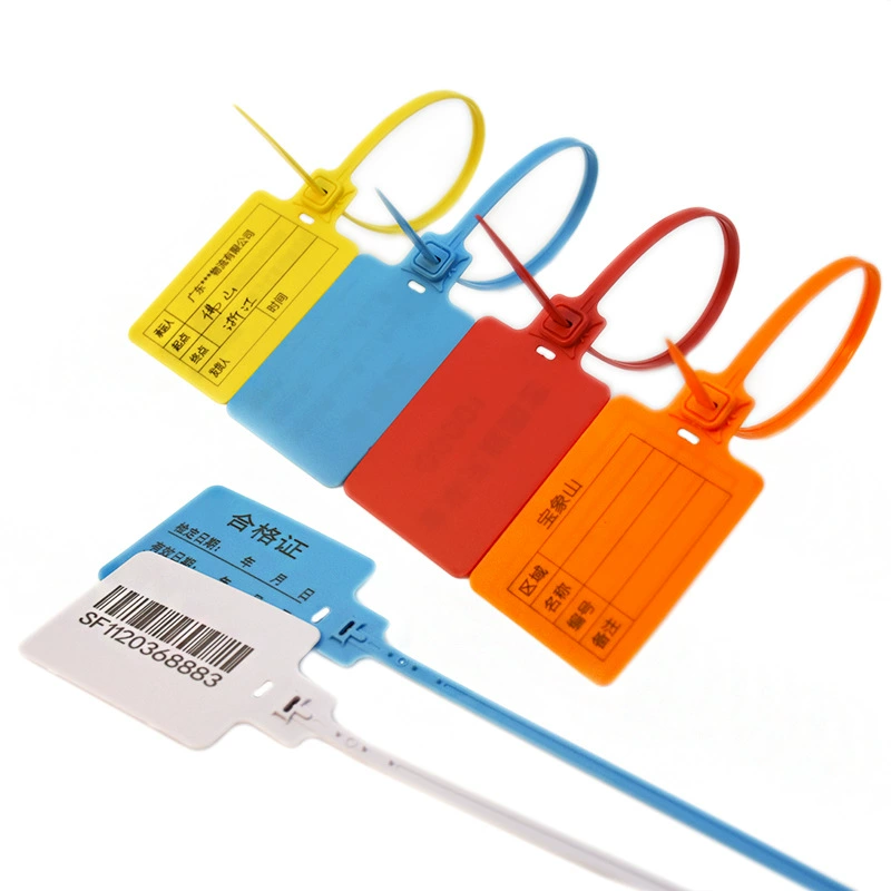 Одноразовые пластиковые печать сад большой знак галстук свинцовое уплотнение упаковка печать 400 логистических логотип печать