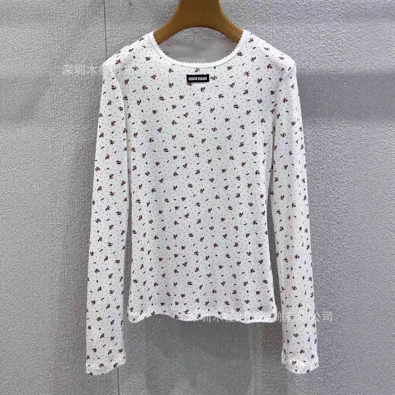 Quality Ceiling~Mm26 Early Spring New 4-Piece Set Floral Ladylike Style Short-Sleeved Vest Layered Top T-Shirt for Women Quality Ceiling~Mm26 Early Spring New 4-Piece Set Floral Ladylike Style Short-Sleeved Vest Layered Top T-Shirt for Women