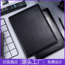 跨境专供多功能A4真皮文件夹商务办公资料会议销售合同经理夹定制