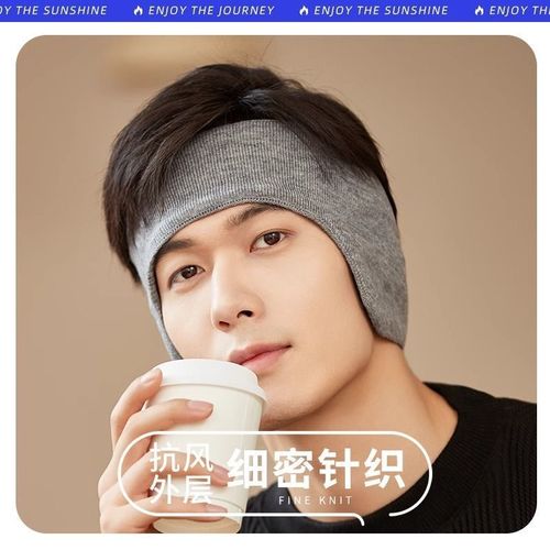 Men's Winter Fleece Lined Thick Warm Ear Protection Ear Cover Windproof Ear Muff for Women Warm Ear Mask for Outdoor Cycling