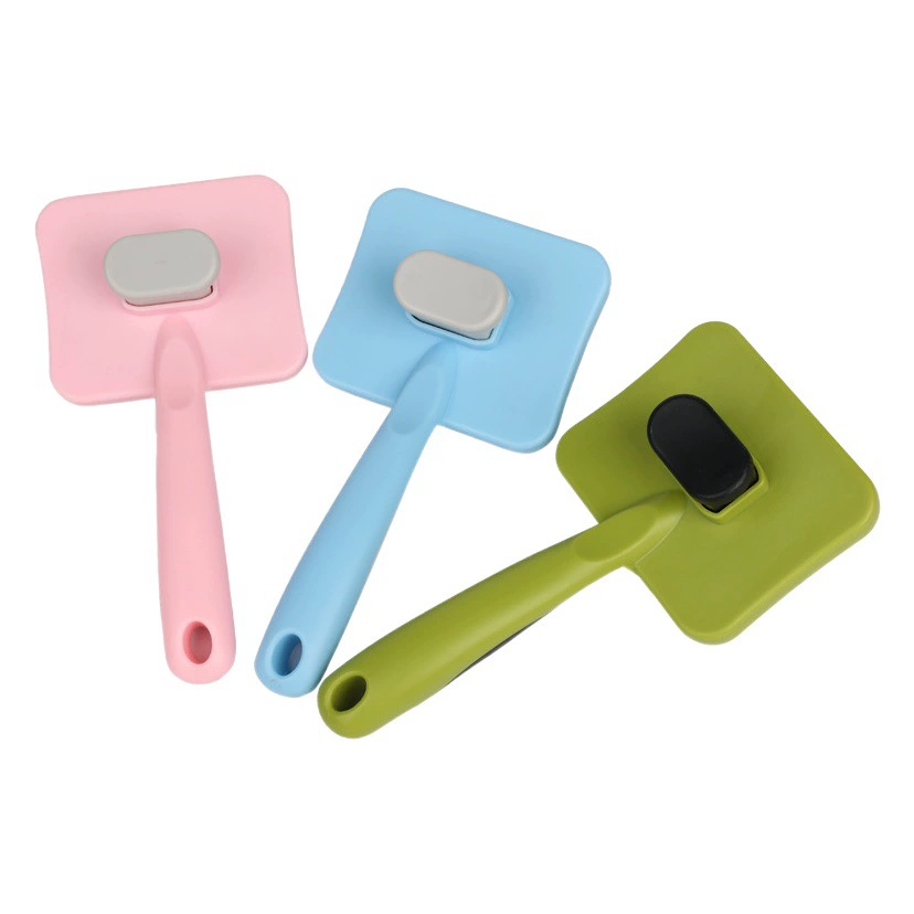 Расческа для домашних животных Стальная игольчатая расческа Автоматическая плавильная расческа для кошек и собак Самоочищающаяся расческа Массаж для удаления плавающих волос Плавящая расческа одной кнопкой