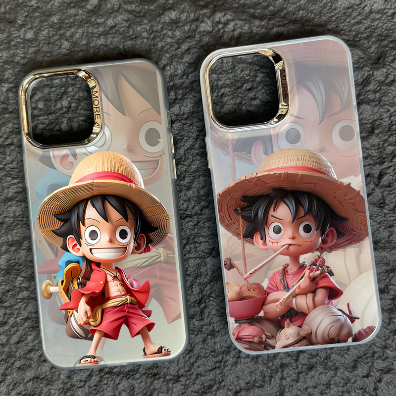 Luffy Apple 17 Pro Max Phone Case iPhone 16 New 15 Pro Anime One Piece 14 Gradient 13 Special Price