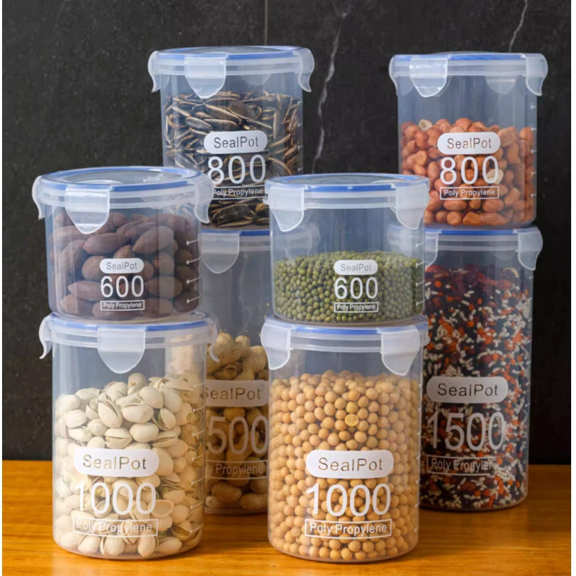 Герметичные банки для трансграничной торговли, контейнеры для закусок, кухонные контейнеры для хранения продуктов, бытовые банки для круп, прозрачные контейнеры для свежих продуктов, банки для хранения продуктов.