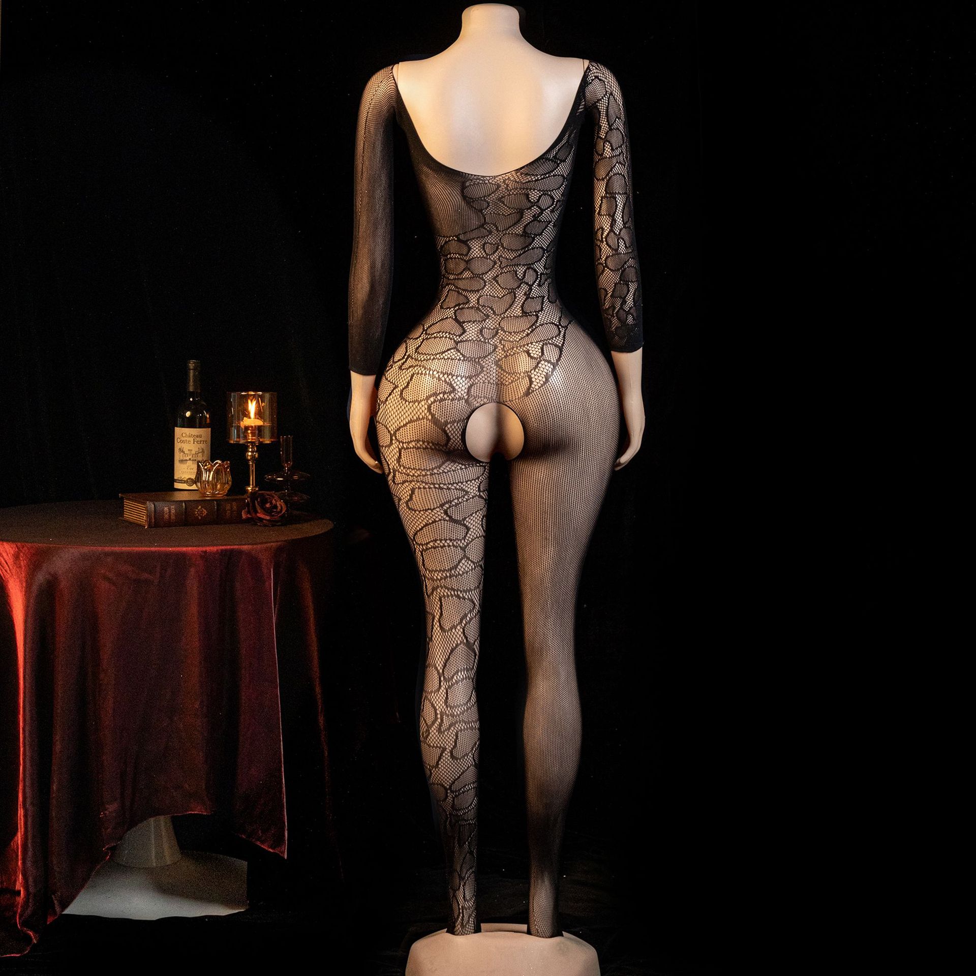 Yue mariposa transfronteriza sexy ropa interior uniformes seductoras gratitud flirteando tight overcoat calcetines abiertas cama DW