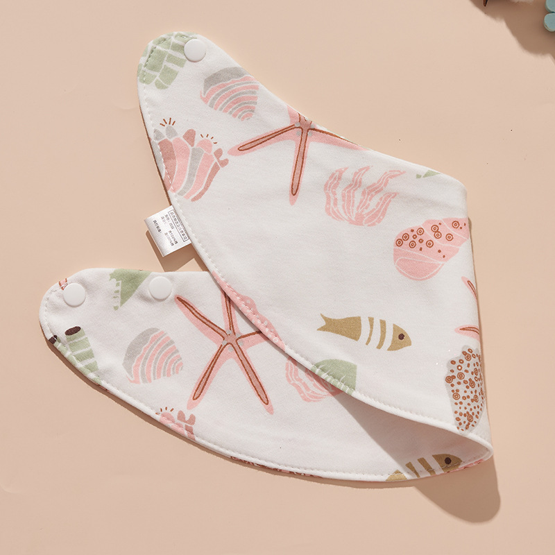 Pink seaweed [crescent bib]