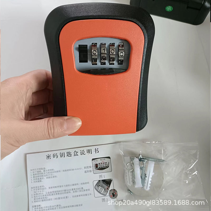 Caja de llaves de contraseña Caja de llaves de decoración Caja de llaves de imagen de publicidad empresarial Puerta antirrobo de ojo de gato Caja de contraseña de llave de arco