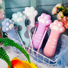 创意文具盒潮少女心猫爪硅胶笔袋女可爱个性搞怪日系文艺多功能