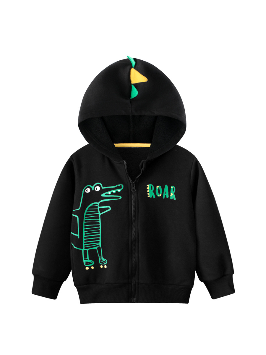 27 Niños chaqueta infantil Otoño e Invierno suéter de los niños cremallera más suéter de terciopelo transfronterizo suministro en vivo ropa de bebé niño