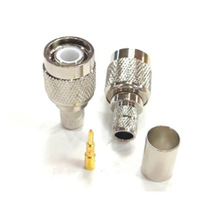 TNC��ͷѹ��װ�������Ƶͬ��������SYV50-5DFB RG6 RG304 LMR300