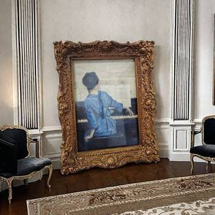 Retro Photo Frame Ornaments, Living Room Table Picture Frames, Handmade Desktop Hanging Paintings, Handicrafts Wholesale, Special French Decoration