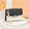 Chain, brand phone bag, fashionable universal advanced one-shoulder bag, nail sequins, 2023 collection, Korean style, new collection