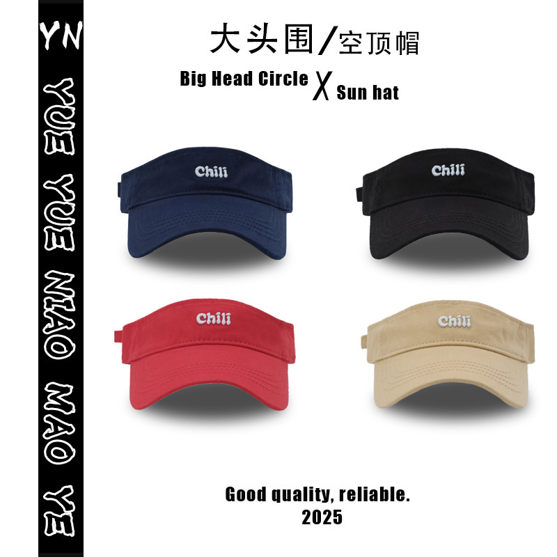 Open-Top Sun Protection Hat for Women, Spring and Summer Anti-Uv Sun Hat, Outdoor Running Sports Baseball Cap for Men, Wholesale and Retail