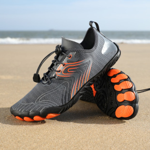 Outdoor mountaineering cycling sports breathable quick-drying upstream wading shoes five-finger fitness beach swimming non-slip diving shoes