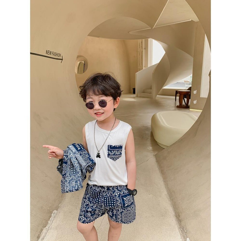 Children's suit 2021 summer new boy Kore...