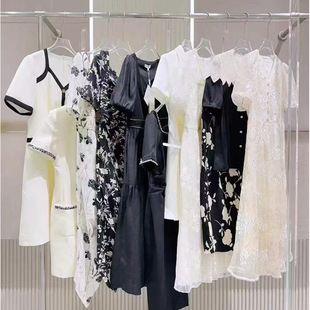 Pink Luxury 25 Summer French High-End Light Luxury Women's Brand Discount Wholesale Dress Live Broadcast Physical Supply