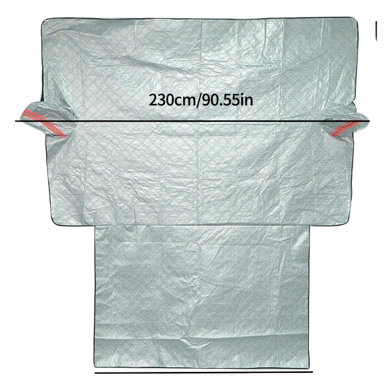 Coche protector de nieve extra grande engrosado parabrisas delantero protector de nieve sombrilla de coche a prueba de nieve sombrilla a prueba de sol a prueba de heladas