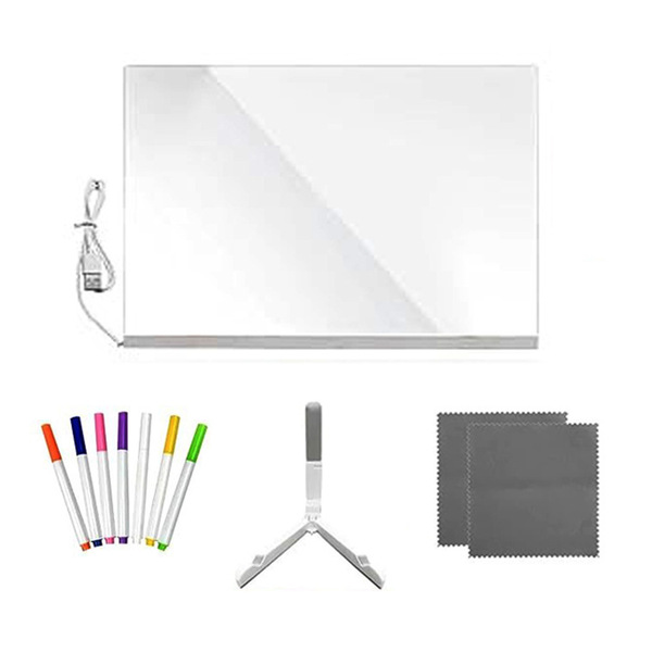 acrylic erasable fluorescence drawing board writing
