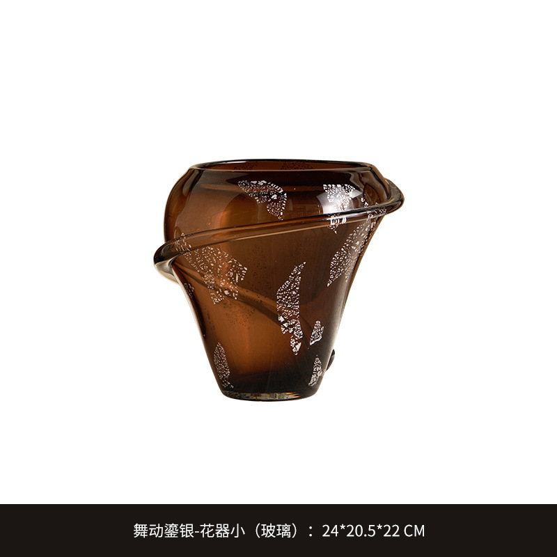 춤추는 금은꽃 그릇 소