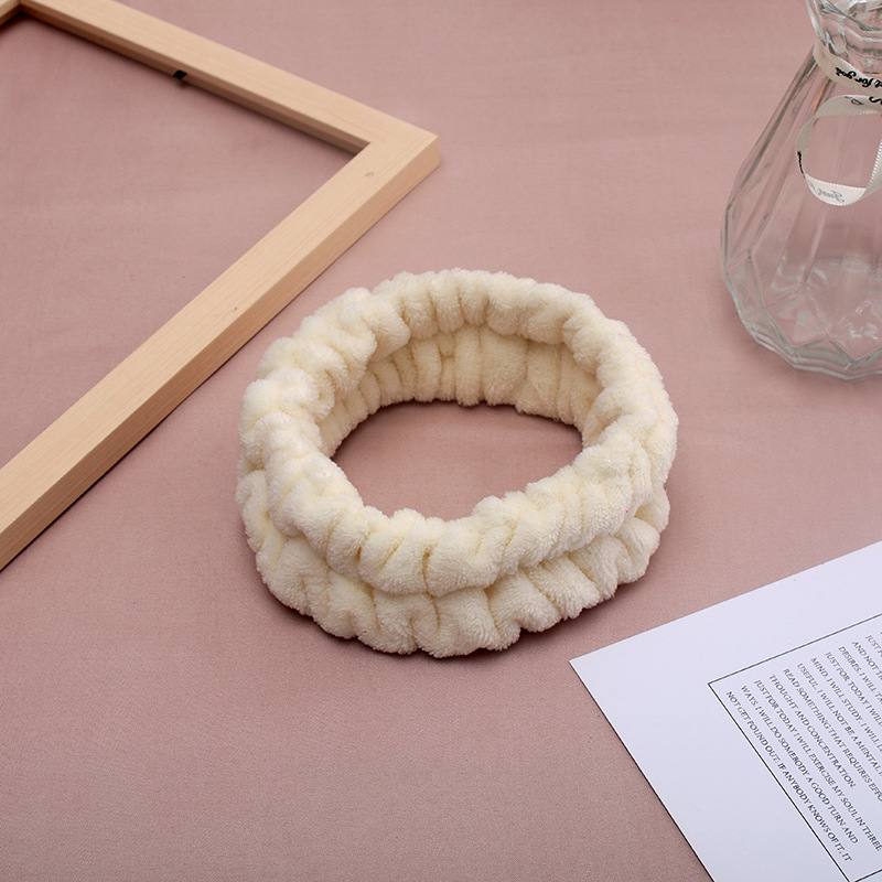 Shiyuan hecho a mano DIY cara lavado banda de pelo Internet celebridad diadema casera simple máscara antideslizante pelo vinculante banda de pelo al por mayor