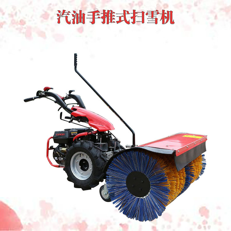 小区道路抛雪机德申清雪设备三合一扫雪机雪地滚刷式铲雪设备