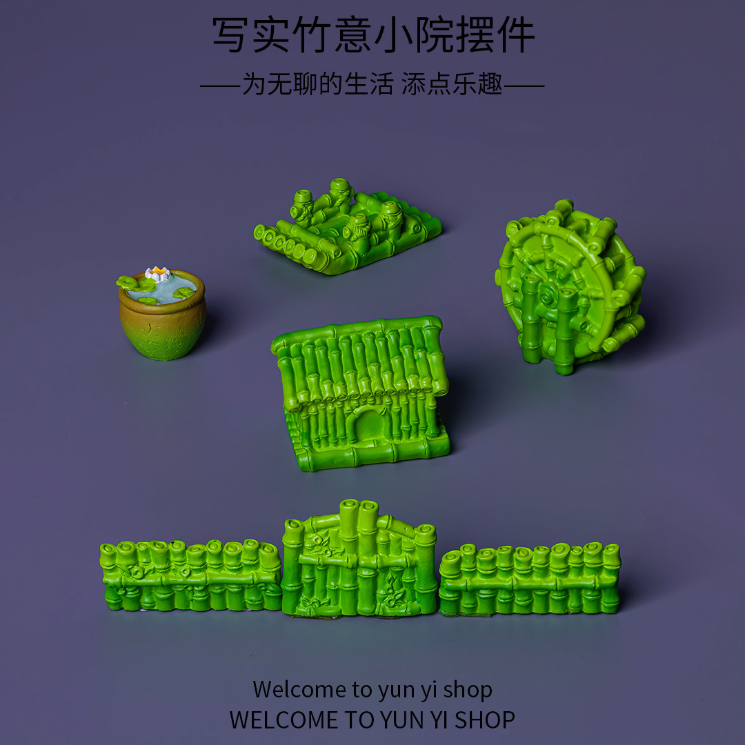 Creative cartoon resin decor