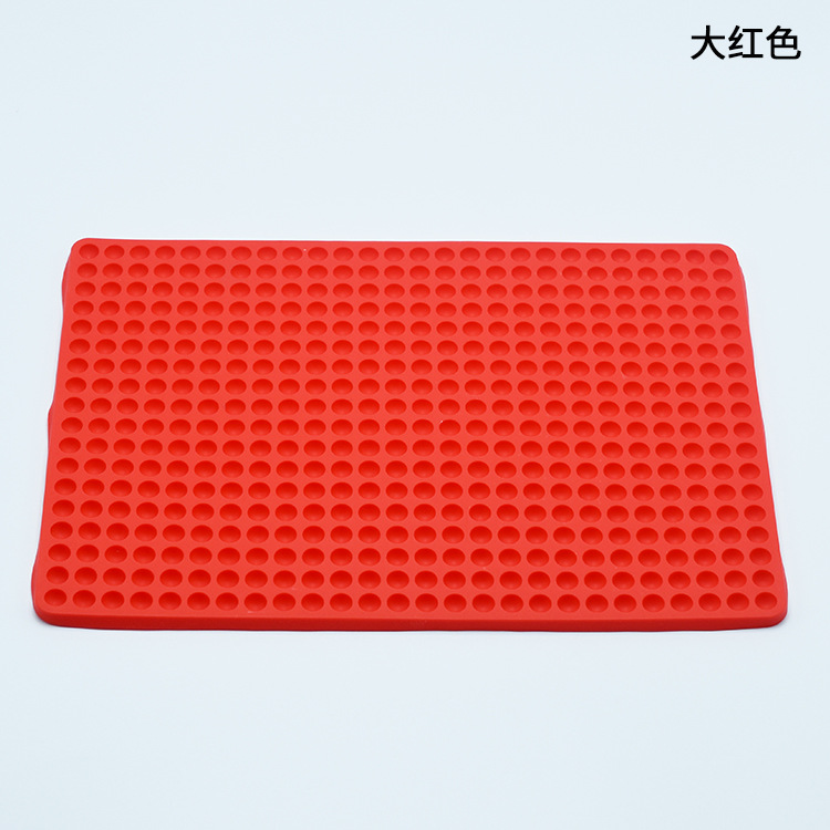 Agujero redondo estera barbacoa cocina del hogar utensilios de hornear de Silicona Placemat escurrir el aceite herramienta de drenaje horno microondas estera del horno