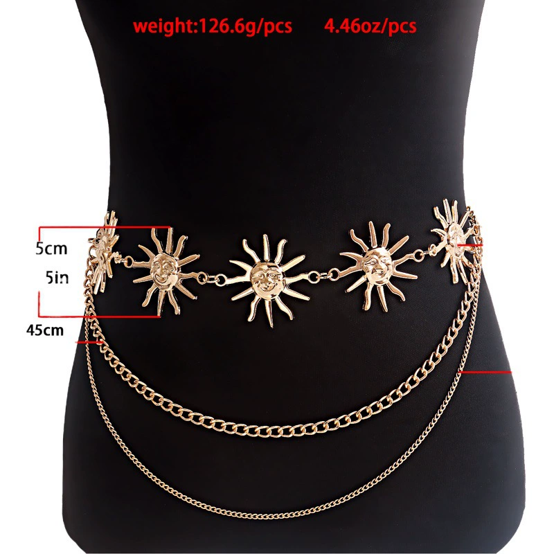 Атмосфера внешней торговли металлический кулон на талию женские аксессуары новая мода горячая девушка тело цепочка платье ремень цепь