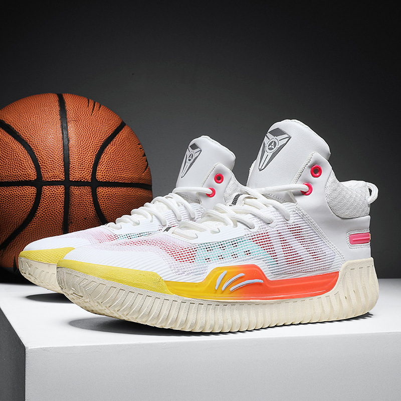 Dropshipping Anti-Wu 3 Unisex Cement Court Middle School Student Non-Slip Cushioning Rebound Professional Practical Competition Basketball Shoes 5