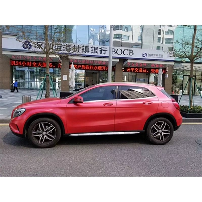 Pet Electro-Optical Metallic Car Color Change Film Oem Custom Car Wrap Film White Package Car Sticker Factory Direct Sales Wholesale Price (Auto Color Change Film) - electric-metallic-red-152m18m