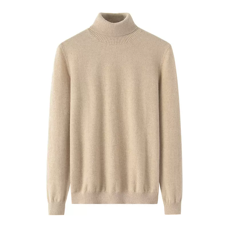 鄂尔多斯市产羊绒衫女高领修身毛衣保暖长袖针织衫多色大码毛