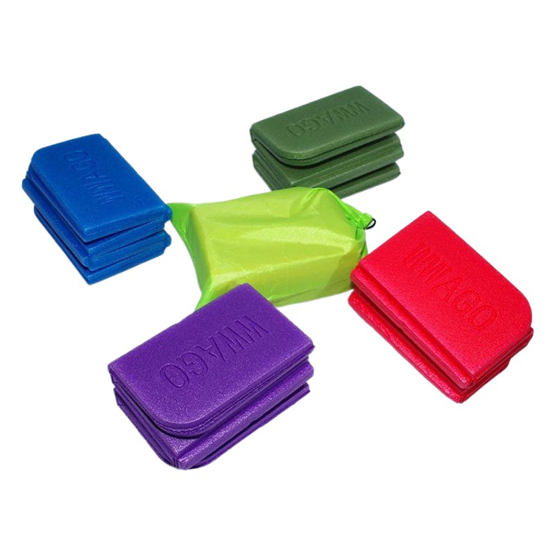 Ocho plegable cojín a prueba de humedad cojín portátil al aire libre montañismo picnic Mat ultra-ligero impermeable alfombra de piso de espuma cojín pequeño