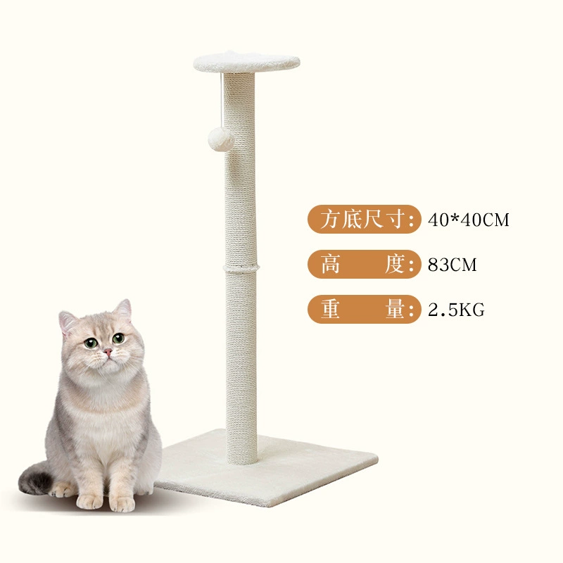 Universal white climbing frame, cat