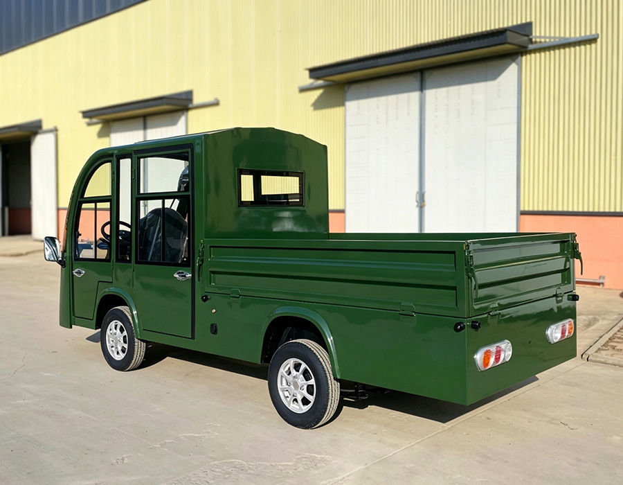 Electric Truck for Factory Grounds, Heavy-Duty Cargo Transport, Logistics, Security, Sanitation, Mini Electric Truck, Freight Vehicle