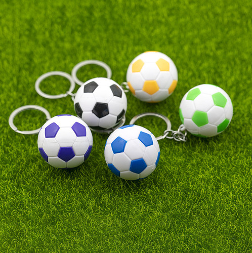 Sports Football Keychain Black and White Football Car Ornament Bag Hook Creative Couple Gift Festival Taobao Supply