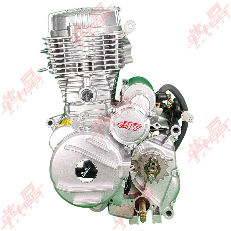 Gty Air-Cooled King Cg125150175200250300 Air-Cooled Push Rod Machine Two-Wheeled Motorcycle Engine Assembly