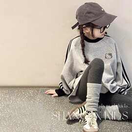 女童韩版慵懒风卫衣批发秋冬新款儿童哈喽kitty猫设计感宽松上衣