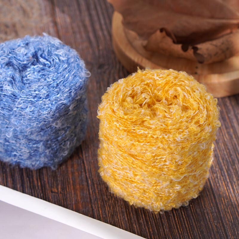 50g Loop Yarn Doll Hair Special Velvet Thread Teddy Roll Handmade DIY Crochet Wool Ball No