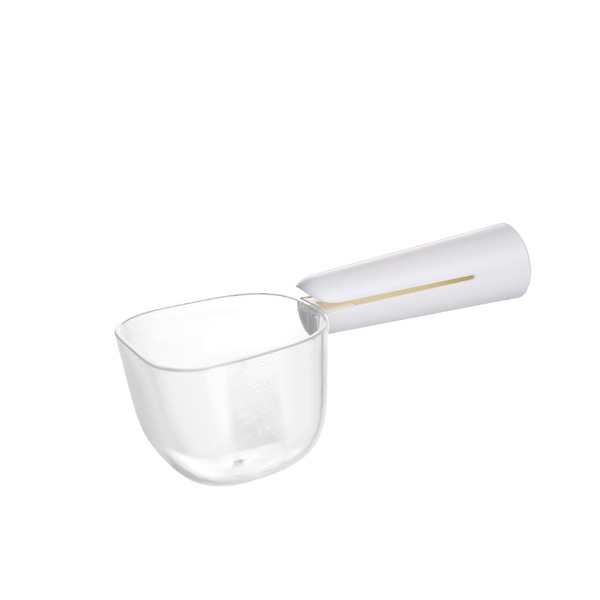 ๑New pet food transparent spoon supplies with scale for feeding cats…