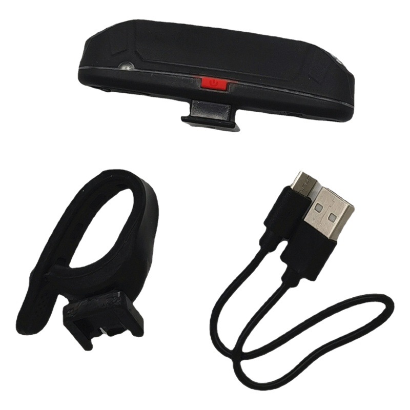 Bicicleta luz trasera USB recargable bicicleta de montaña al aire libre COB luz advertencia silla montar equipo