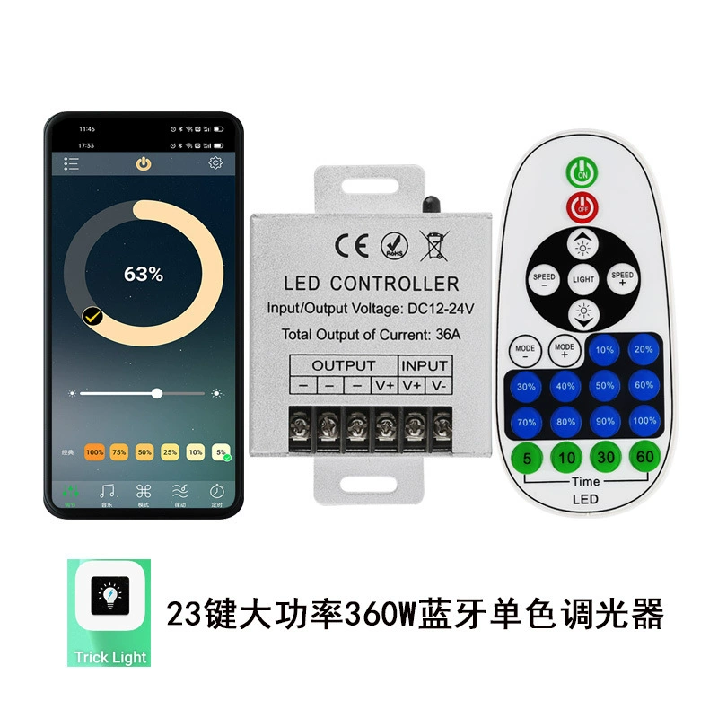 Светодиодная лента, контроллер, высокая мощность, граффити, Bluetooth