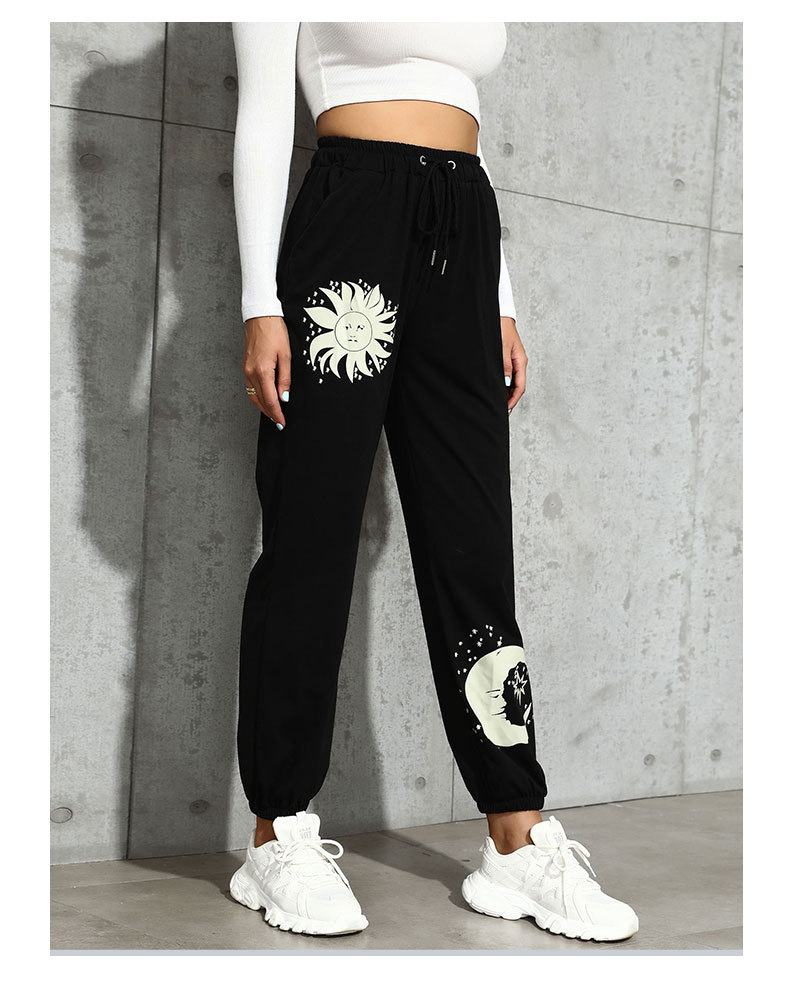 women s star and moon printing pants nihaostyles clothing wholesale NSDMB73699