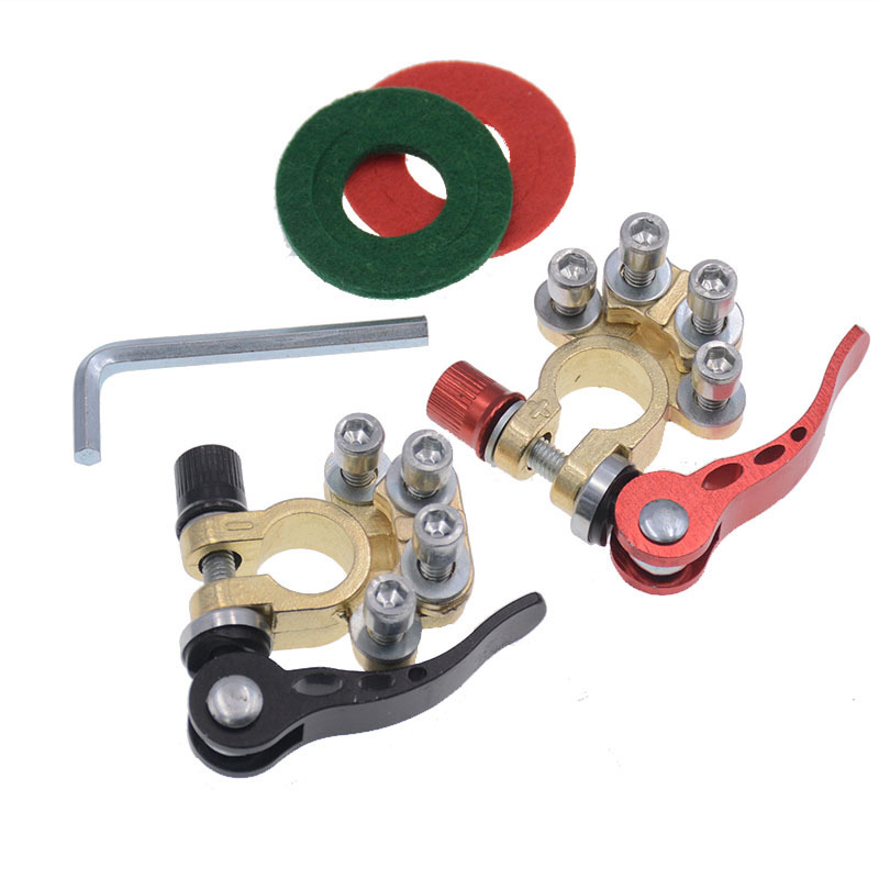 Quick Disassembly of Pure Copper Battery Clamping Head Battery Pile Head Terminal Thickened Clamping Head Pure Copper Battery Clamp