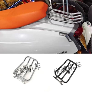 Lambretta G350 üçün modifikasiya edilmiş Paslanmayan Polad Arxa Baqaj Rəfi Qısa Quyruq Kronşteyni