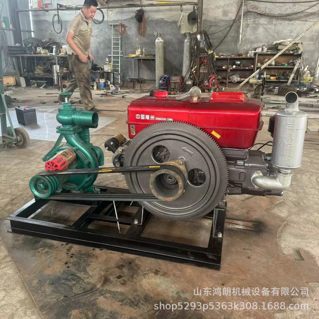 汽油机防汛救援消防泵 应急排涝救援抽水泵 高压自吸泵