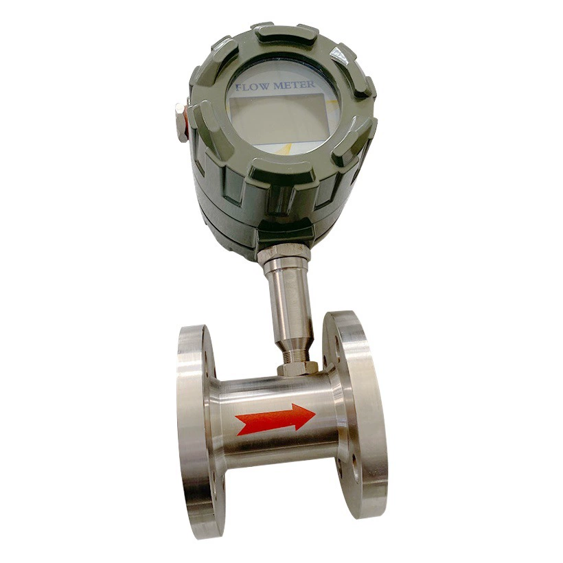 Интеллектуальный турбинный расходомер жидкая водопроводная вода бензиновая дизельная нержавеющая сталь электронный цифровой дисплей взрывозащищенный датчик потока