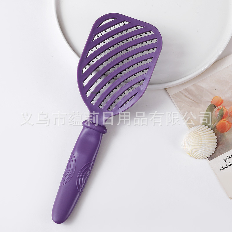 Peines de costillas de macarón, peines de cabello curvados, masaje casero para mujeres, masaje de arco relajado